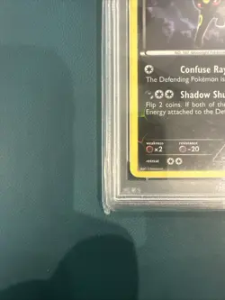 2012 Pokemon Umbreon Reverse Foil Dark Explorers PSA 8 - Image 3
