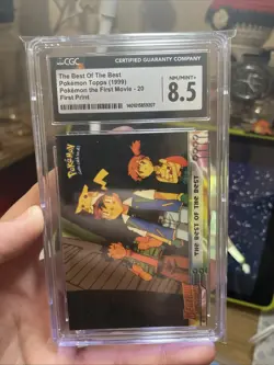 1999 Topps Pokemon Movie Edition The Best of the Best, 20 CGC 8.5, First Print - Image 2