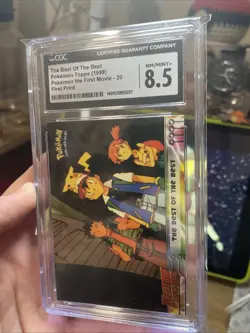 1999 Topps Pokemon Movie Edition The Best of the Best, 20 CGC 8.5, First Print - Image 3