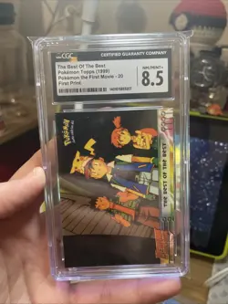 1999 Topps Pokemon Movie Edition The Best of the Best, 20 CGC 8.5, First Print - Image 5