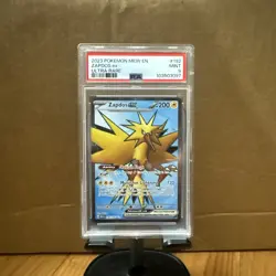 Pokemon TCG Zapdos ex 192/165 Sv: Scarlet & Violet 151 Holo PSA9 - Image 1