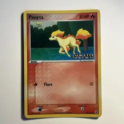 Pokemon TCG Ponyta Holo Rare Stamped Ex Delta Species 78/113 - Image 1