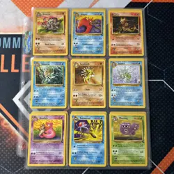 1999 Pokemon FOSSIL Unlimited Edition COMPLETE Non Holo UNCOMMON COMMON SET - Image 3