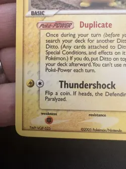 Pokemon TCG - Ditto (Pikachu) 63/113 EX Delta Species - NM - Image 4