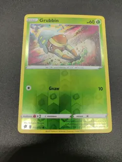 Grubbin | Reverse Holo | MINT | Rebel Clash 016/192 | Common | Pokemon - Image 1
