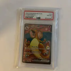 Pokemon TCG: Charizard EX, Full Art, S&V 151, #183/165 Ultra Rare, PSA 8 - Image 1