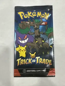 Pokemon TCG Trick Or Trade 2024 Fezandipiti #96/167 Cosmos Rare+ 1 Free Pack - Image 4