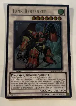 Junk Berserker EXVC-EN037 1st Edition Ultimate Rare Lightly Played LP - Image 3