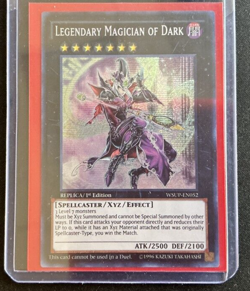 Legendary Magician of Dark WSUP-EN052 Prismatic Secret Rare 1st Ed Yugioh NM-M - Image 1
