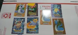 1999 Topps Pokemon E3 to E11 - 7 Card Lot w/ Foils DRAGONAIR & SQUIRTLE - Image 1