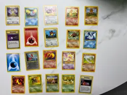 Lot of 20 Pokemon Cards Base Set including Skarmory 23/64 - Image 1