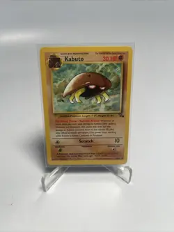 Kabuto - 50/62 Fossil Unlimited Common Pokemon - NM Card - Image 1