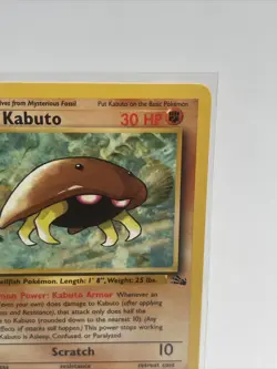 Kabuto - 50/62 Fossil Unlimited Common Pokemon - NM Card - Image 4