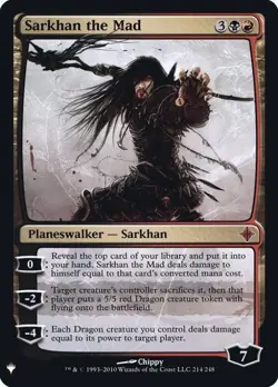 LP Foil M - Sarkhan the Mad: Mystery Booster Retail Edition Foils - Image 1