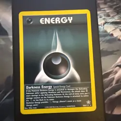 Pokemon TCG Neo Genesis Darkness Energy 104/111 Regular Rare Card - Image 1