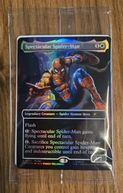 Magic: the Gathering MtG Marvel Spectacular Spider-Man Card New Sealed - Image 1