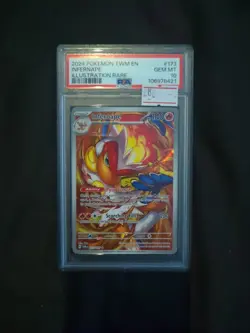 Infernape Pokemon TCG S&V Twilight Masquerade Illustration Card 173/167 PSA 10 - Image 1