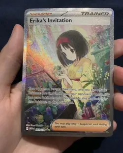 Pokemon TCG SV Scarlet & Violet 151 Erika's Invitation Card #203/165 - Image 1