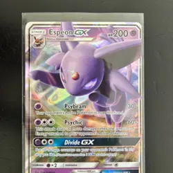 Espeon GX 61/149 Sun & Moon Base Set Pokemon Card Ultra Rare Holo Near Mint - Image 3