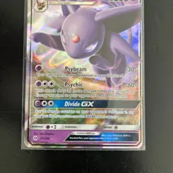 Espeon GX 61/149 Sun & Moon Base Set Pokemon Card Ultra Rare Holo Near Mint - Image 4