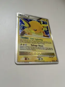 2008 Pokemon Stormfron Lv. X Raichu 99/100 Rare Holo Card (LP/NM) - Image 2