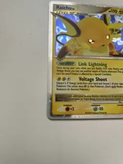 2008 Pokemon Stormfron Lv. X Raichu 99/100 Rare Holo Card (LP/NM) - Image 3