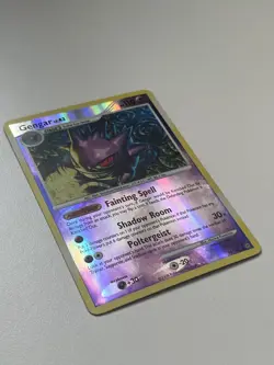 2008 Pokemon Rising Rivals Gengar 18/100 Rare Reverse Holo Card (NM) - Image 2