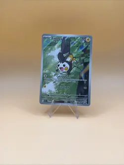 Pokemon TCG S&V Black Bolt Full Art Holo Card Emolga 112/086 - Image 2