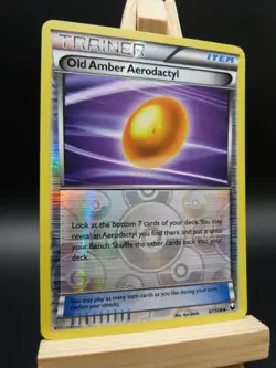 Pokemon Reverse Foil Card : Old Amber Aerodactyl 97/108 (Dark Explorers) - Image 2