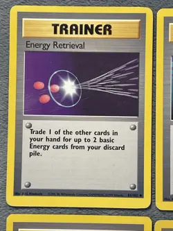 Vintage Trainer Pokemon Cards Base Set WOTC Revive Potion Professor Oak Bill +++ - Image 2