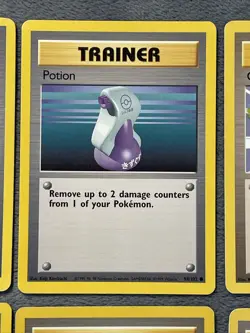 Vintage Trainer Pokemon Cards Base Set WOTC Revive Potion Professor Oak Bill +++ - Image 3