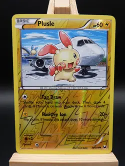 Pokemon Reverse Foil Card : Plusle 39/108 (Dark Explorers) - Image 1