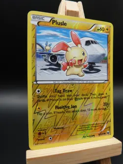 Pokemon Reverse Foil Card : Plusle 39/108 (Dark Explorers) - Image 2
