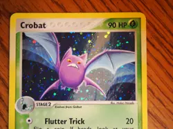 Pokemon 2004 Pokemon Ex Hidden Legends Crobat holo card, mint condition - Image 2
