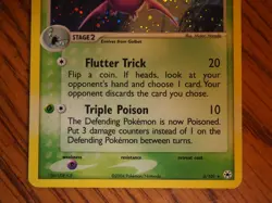 Pokemon 2004 Pokemon Ex Hidden Legends Crobat holo card, mint condition - Image 3