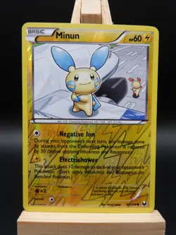 Pokemon Reverse Foil Card : Minun 40/108 (Dark Explorers) - Image 1