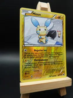 Pokemon Reverse Foil Card : Minun 40/108 (Dark Explorers) - Image 2