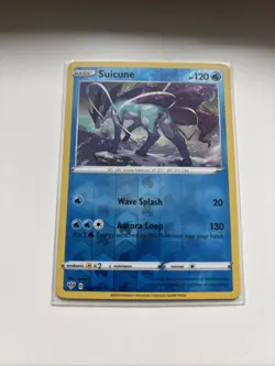 Pokemon TCG Suicune Reverse Holo Darkness Ablaze Card 037/189 - Image 1