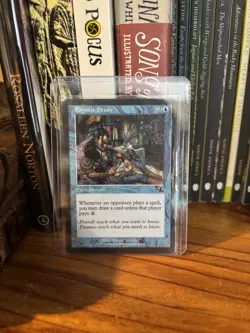 Rhystic Study Prophecy Blue Enchantment Card Magic the Gathering MTG - Image 1