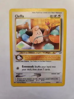 CLEFFA - Neo Genesis Set - 20/111 - Rare - Pokemon Card - Unlimited - NM - Image 2