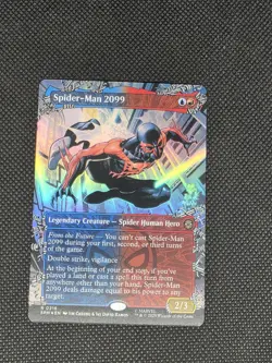 Magic MTG - Spider-Man 2099 (0216) (Borderless) Foil - Marvel's Spider-Man - Image 1