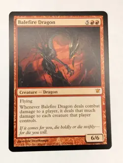 MTG Balefire Dragon Innistrad Mythic Rare 129/264 LP - Image 1