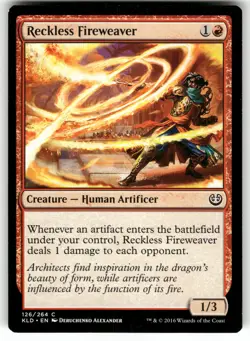 Reckless Fireweaver 126 Kaladesh Magic the Gathering MTG - Image 1