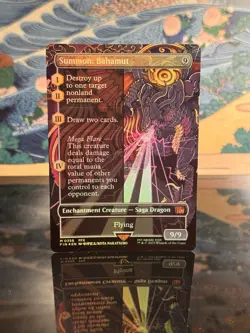 Summon: Bahamut (Borderless) Final Fantasy Foil - Image 1