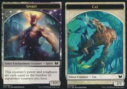 Spirit Token 023 | Cat Token 003 New MTG Commander 2015 C15 - Image 1
