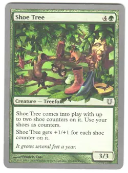 Magic_the_gathering Unhinged Shoe Tree #109 2004,MTG,LP Common - Image 1