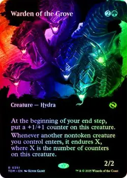 Warden of the Grove (Borderless) - 0351 - Foil Near Mint Tarkir: - Image 1