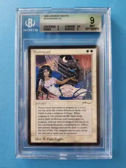 Shahrazad Arabian Nights MTG Reserved List Graded BGS 9 MINT!!! - Image 1