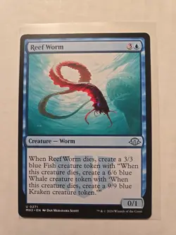Reef Worm - Modern Horizons 3 - LP - MTG Magic - Uncommon - Creature - Image 1