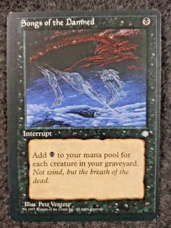 Songs of the Damned 1x MtG Ice Age ICE NM Never played................(DS3D1J8) - Image 1